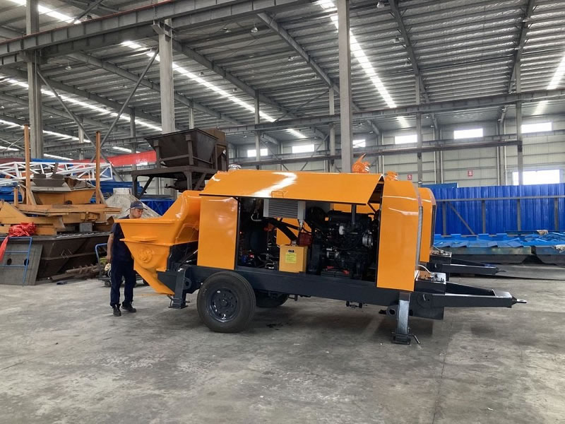 HBT50 Diesel Concrete Trailer Pump