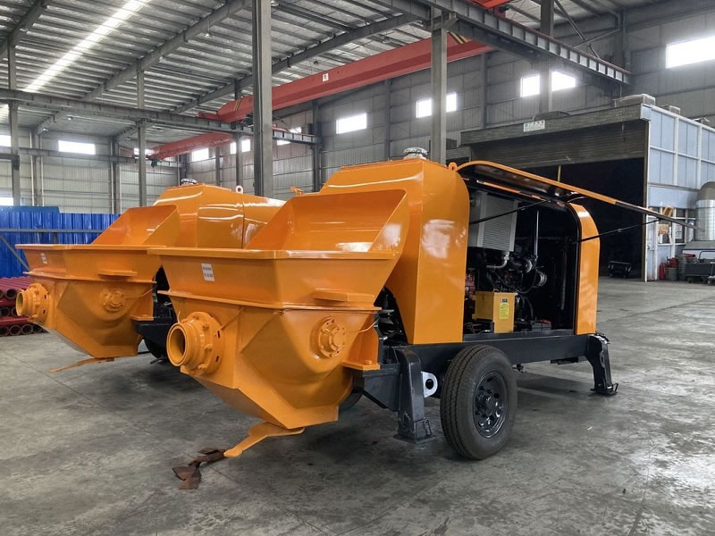 HBT50 Diesel Concrete Trailer Pump