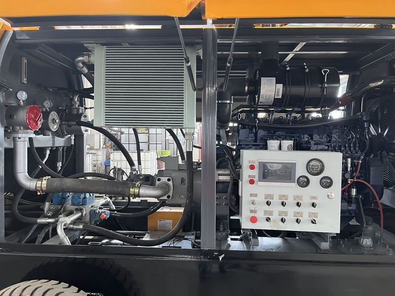 HBT50 Diesel Concrete Trailer Pump