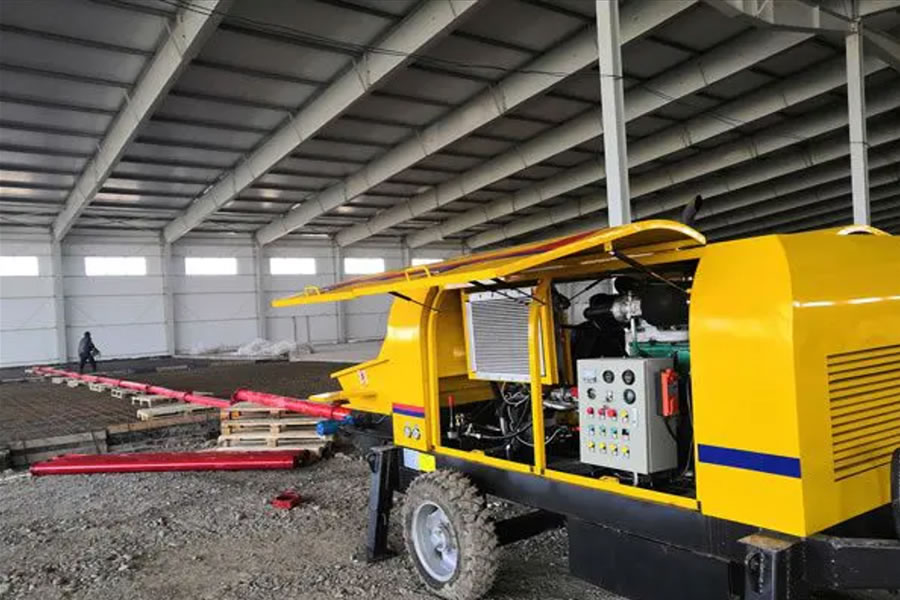 HBT50 Diesel Concrete Trailer Pump
